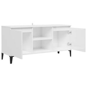 Meuble tv 3009523 Blanc crème brillant