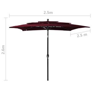 Parasol Rouge - Textile - 250 x 260 x 250 cm