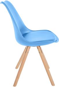 Chaise de salle à manger Sofia Lot de 4 Bleu clair