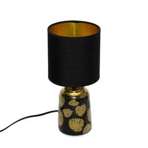 Lampe à poser ROGE Noir - Doré - Céramique - 14 x 30 x 14 cm