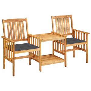 Bistro-Set (3-teilig) 3008573 Anthrazit