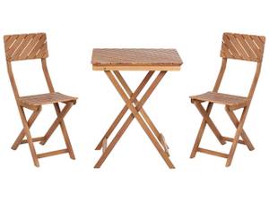 Set de bistrot ARDORE Marron - Bois massif - 60 x 74 x 60 cm