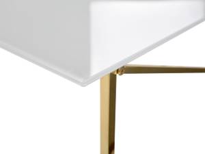 Table basse EMPORIA Doré - Blanc