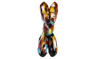 Sculpture moderne Man's Best Friend Métal - 58 x 58 x 22 cm