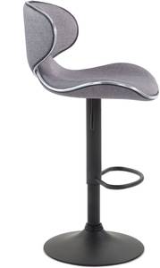 Tabouret de bar Las Vegas V2 Lot de 2 Gris lumineux - Noir