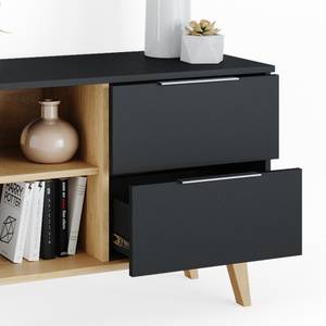 Commode Neptune anthracite/sonoma 90 x 61 cm