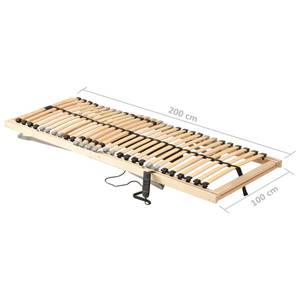 Lattenrost 3014391-4 Braun - Holzwerkstoff - Holzart/Dekor - 100 x 9 x 195 cm