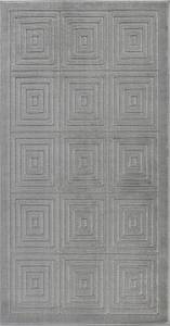 Outdoorteppich TEMARA Grau - 80 x 150 cm