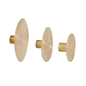 Haken Flint(3er Set) Metall - 6 x 2 x 6 cm