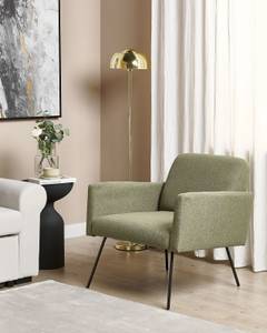 Fauteuil NARKEN Noir - Vert - Vert olive