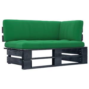 Paletten Ecksofa 3016504-5 Schwarz - Grün