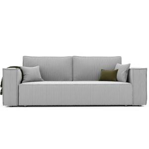 Sofa Bali Grau - Holzwerkstoff - 255 x 59 x 105 cm