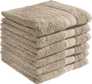 Handtuch 6er-Pack 166393 Taupe - Tiefe: 80 cm