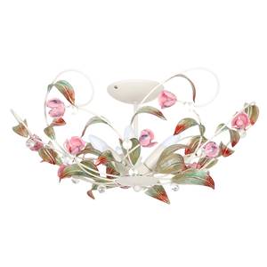 Lustre ROSE Rose foncé - Blanc - Verre - Métal - 64 x 28 x 64 cm