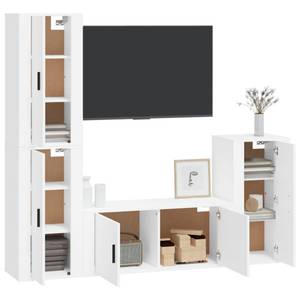 TV-Schrank 4er Set D531 Weiß