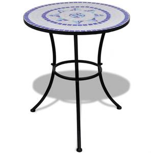 Table Bleu - Métal - 60 x 70 x 60 cm