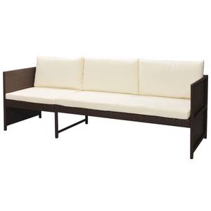 Mobilier de jardin Marron - Métal - Polyrotin - 45 x 32 x 70 cm