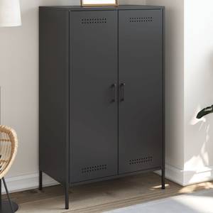 Highboard DE9152 Schwarz - Metall - 39 x 113 x 68 cm