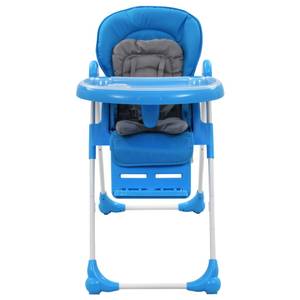 Baby-Hochstuhl 298758 Blau - Grau