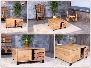 Couchtisch M46 Braun - Holzart/Dekor - Holz teilmassiv - 81 x 43 x 81 cm