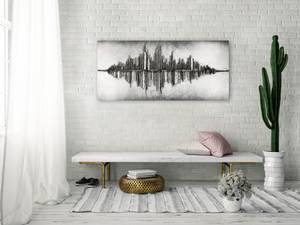 Holzbild Frequency 1001 Silber