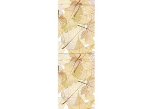 affiche feuilles Bleu - Fibres naturelles - Textile - 90 x 270 x 270 cm