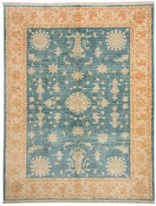 Tapis Kaizar LXII Bleu - Textile - 153 x 1 x 200 cm