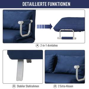 Schlafsofa 833-042BU Blau