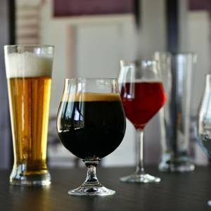 Krosno Brewery Biergläser Set Glas - 9 x 20 x 9 cm