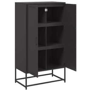 Highboard DE5864 Schwarz - Metall - 39 x 124 x 69 cm