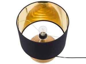 Lampe de table KUBAN Noir - Doré - Marron sable