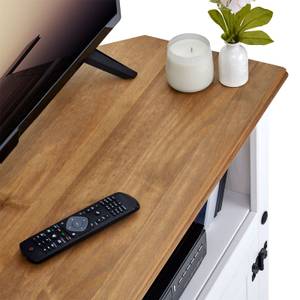 Meuble TV CAMPO Marron - Bois massif - 85 x 78 x 43 cm