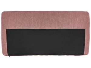 Ecksofa BREDA Schwarz - Braun - Pink