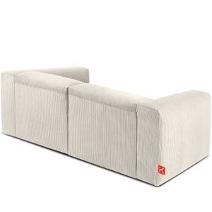 Einzelsofa BUFFO 3-Sitzer Creme - Breite: 210 cm