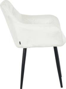 Chaise salle à manger Stanley Lot de 2 Blanc crème