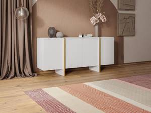 Lowboard LUVONIA Gold - Holzwerkstoff - 45 x 81 x 180 cm