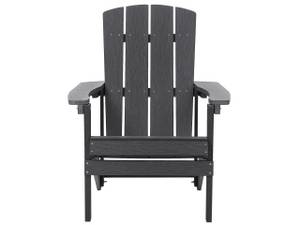 Chaise de jardin ADIRONDACK Gris foncé