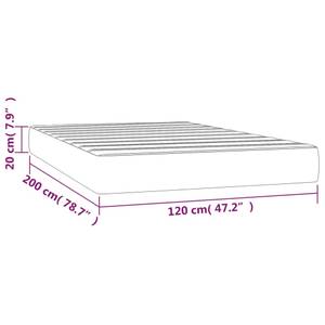 Taschenfederkern-Matratze 3015559-2 Cremeweiß - Breite: 120 cm