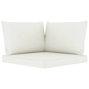 Canapé de jardin 3016481-6 (lot de 4) Blanc crème