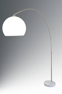 Bogenleuchte Lilli XL Weiß - Metall - 205 x 225 x 38 cm