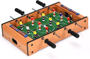 Spieltisch inkl. 12 Kicker + 2 Fußbälle Grün - Holzwerkstoff - 31 x 10 x 51 cm