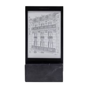 Depsey Stone Photo Fotorahmen Schwarz - Holzwerkstoff - Glas - Metall - Massivholz - 14 x 27 x 9 cm