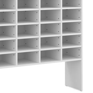 Armoire à chaussures Hermia 32886 Blanc - Bois manufacturé - 104 x 99 x 33 cm