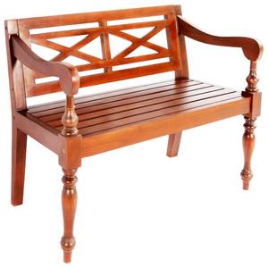 Banc 296120 Marron foncé - 98 x 82 cm