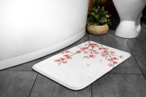 Badteppich Japanische Blumen 90 x 60 x 90 cm