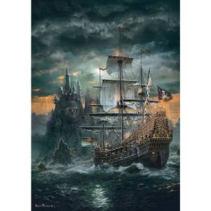 Puzzle Das Piratenschiff 1500 Teile Papier - 29 x 7 x 38 cm