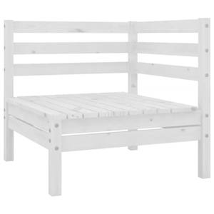 Mobilier de jardin Blanc - Bois massif - Bois/Imitation - 64 x 63 x 64 cm