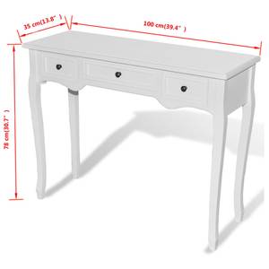 Konsolentisch 297433 Weiß