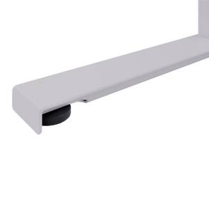 Elektrischer Tisch Easydesk Multiplex Weiß - Breite: 160 cm - Silber