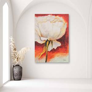 Leinwandbild Orange Blumen 60 x 90 cm